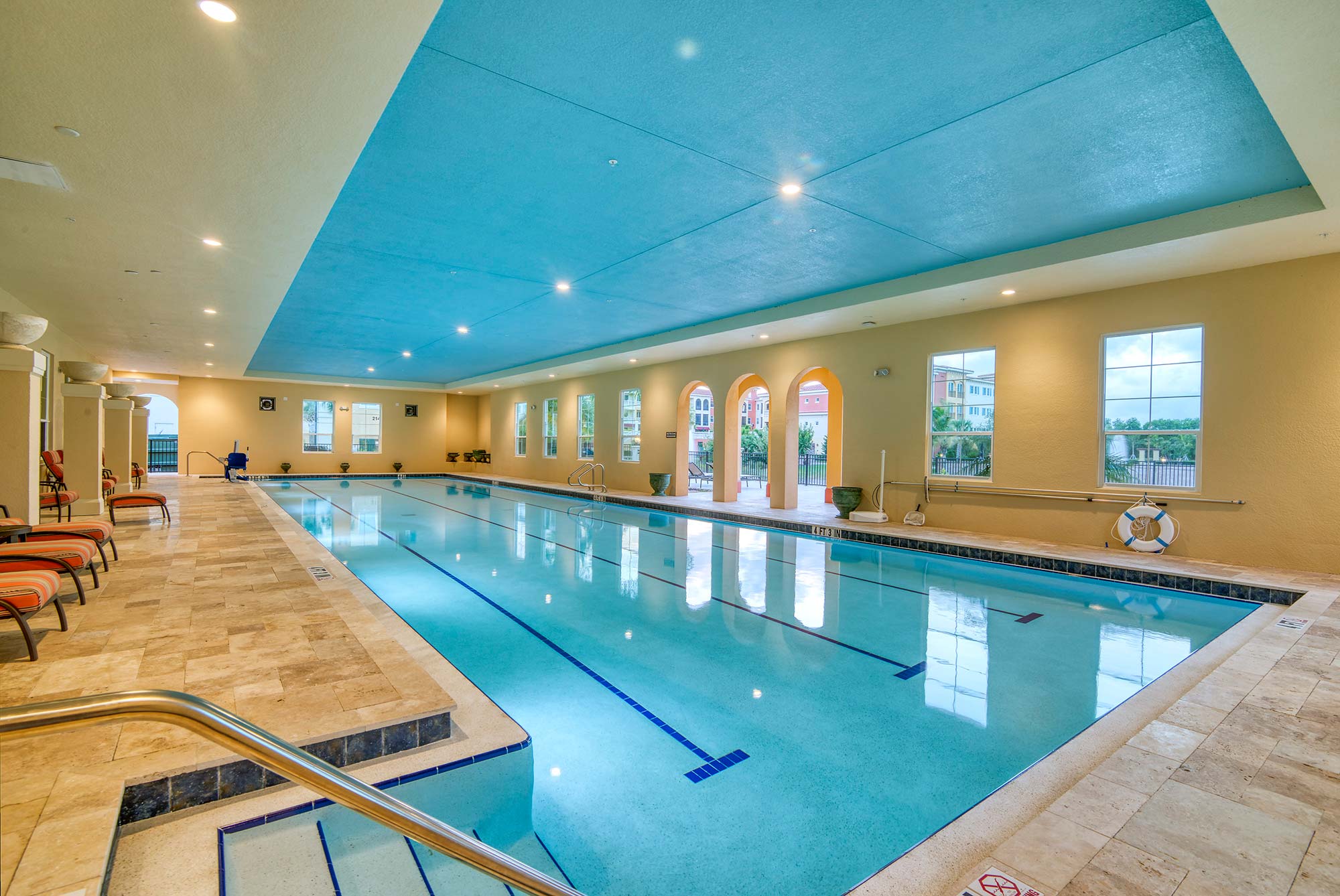 Genova Luxury Condos Indoor Pool